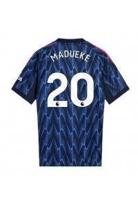 Arsenal Noni Madueke #20 Jalkapallovaatteet Vieraspaita 2025-26 Lyhythihainen